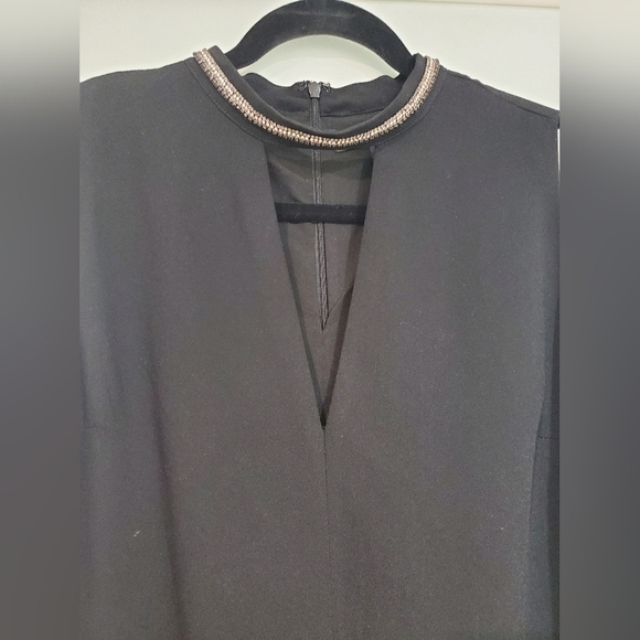 Dynamite V Neckline Dress with Rhinestones - Picture 11 of 16